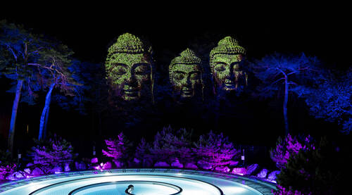 Un spectacle son et lumières aux Bains de Lavey