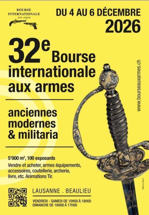 32e Bourse internationale aux armes de Lausanne